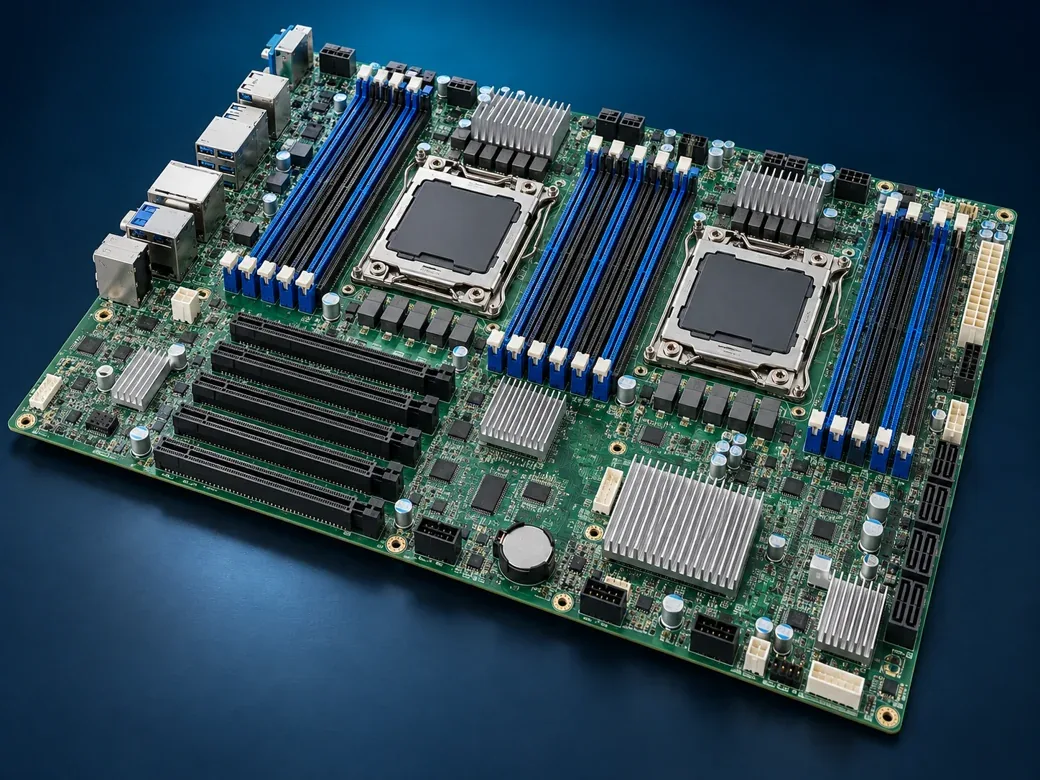 Illustration of Server Motherboards